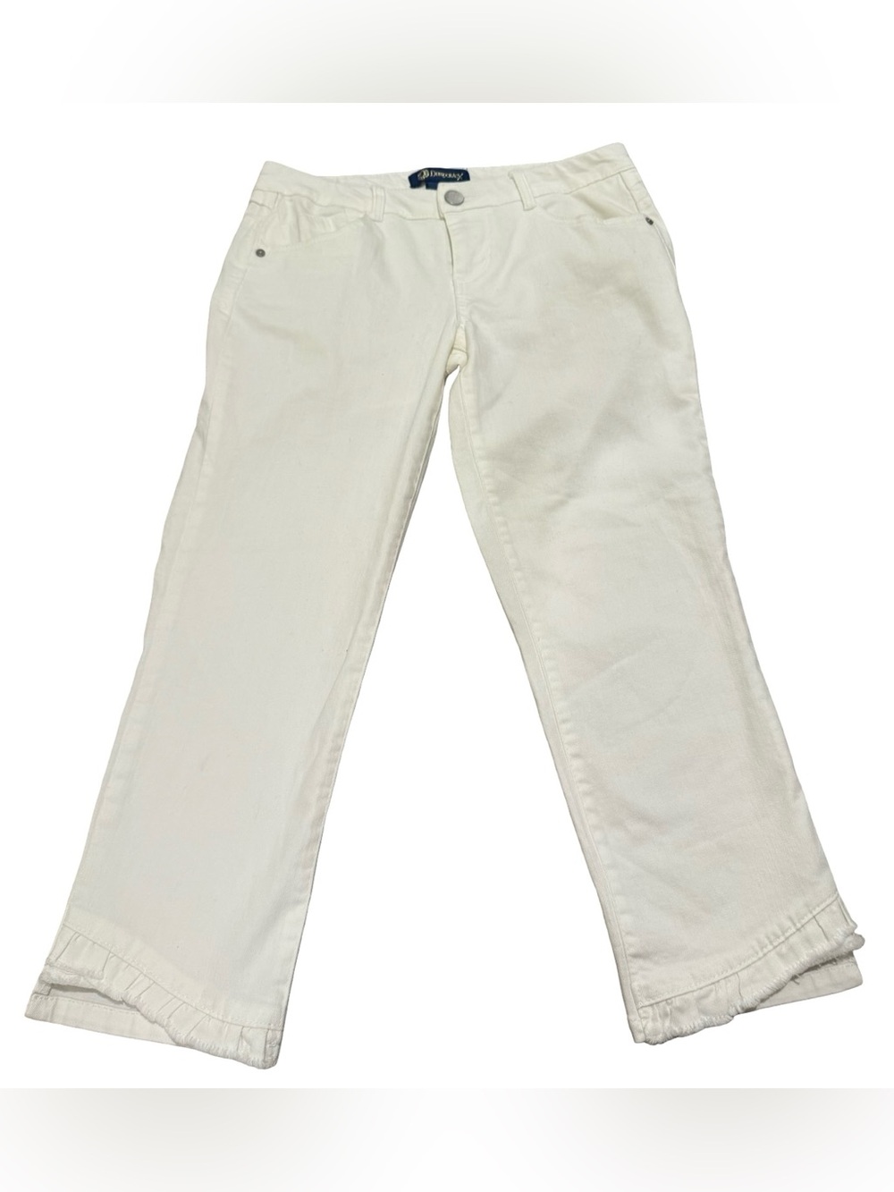 Democracy  Women’s White Cropped Jeans